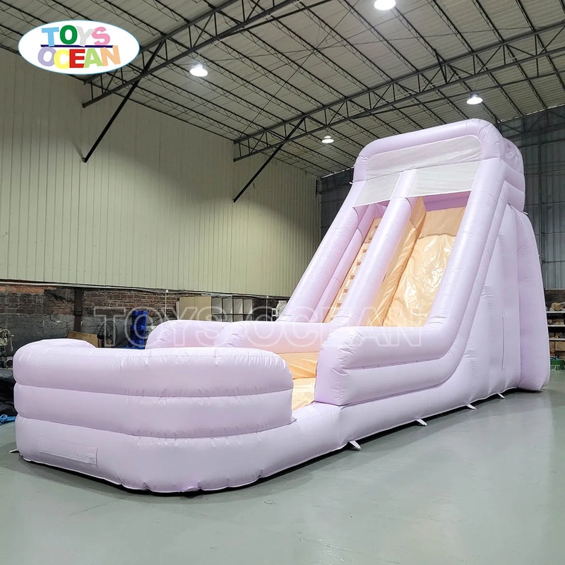 Kids Toys Rental - 대형 흰색 PVC 풍선 워터 슬라이드,