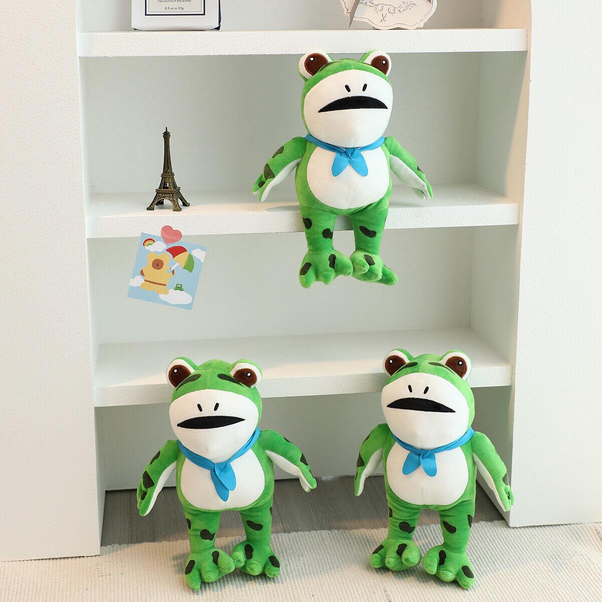 Kids Quirky Toys - 귀여운 개구리 봉제 장난감 만화, 재미있는