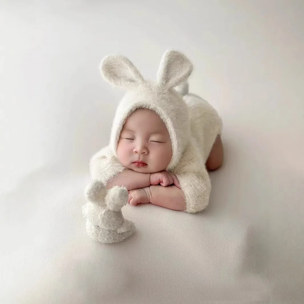Kids Toys New Born - 신생아 사진 소품 니트 복장 토끼