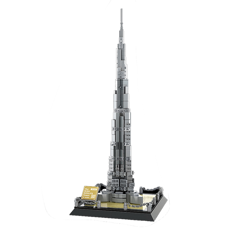 Kids Toys Dubai - 555개 부르즈 칼리파 타워 블록 세트,