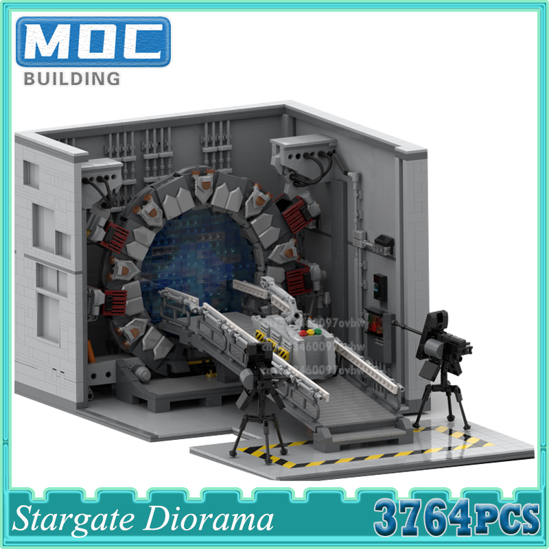 Kids Toys Top View - 영화 공간 장면 시리즈 Stargate Dioramaed