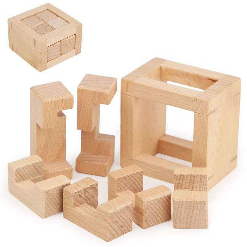 Wooden Puzzle Kids - YueYu II 나무 퍼즐, 어려운 두뇌