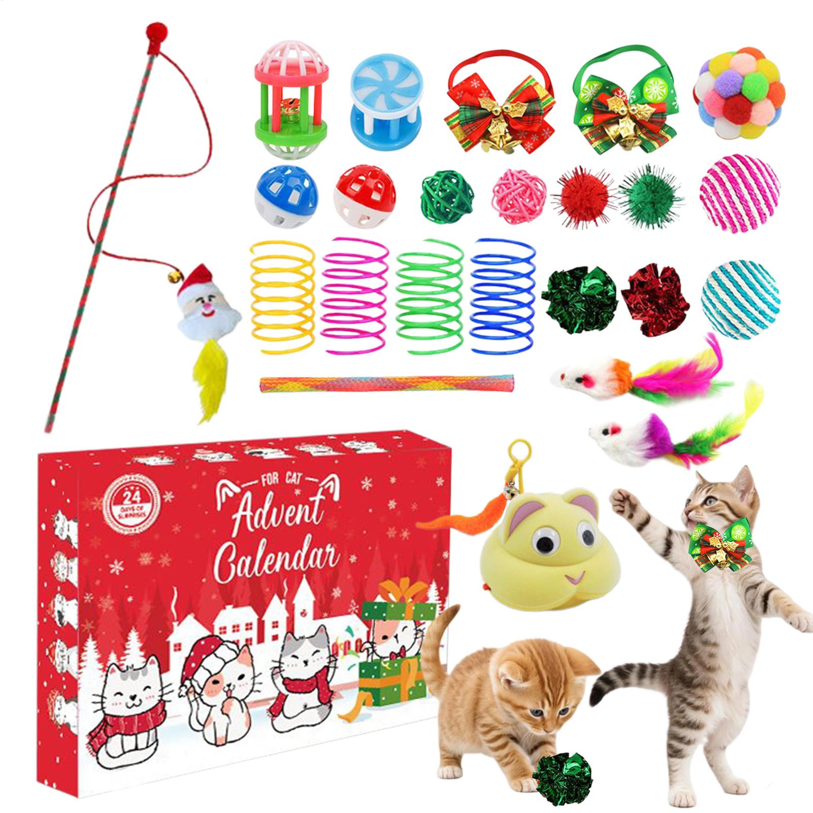 Kids Toys Xmas 2025 - 애완 고양이 장난감 캘린더 2025 24일