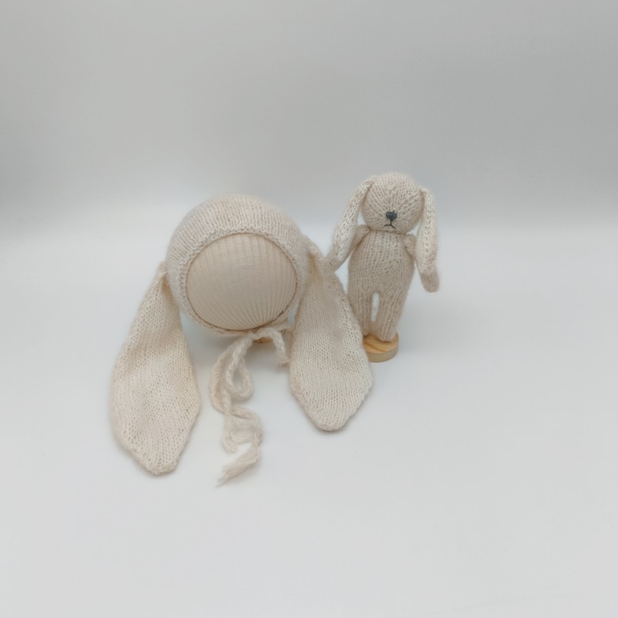 Kids Toys New Born - 신생아 사진 소품 모자 인형 세트,