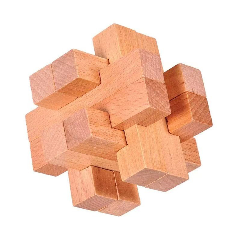 Wooden Puzzle Kids - 성인과 어린이를 위한 나무 두뇌 티저
