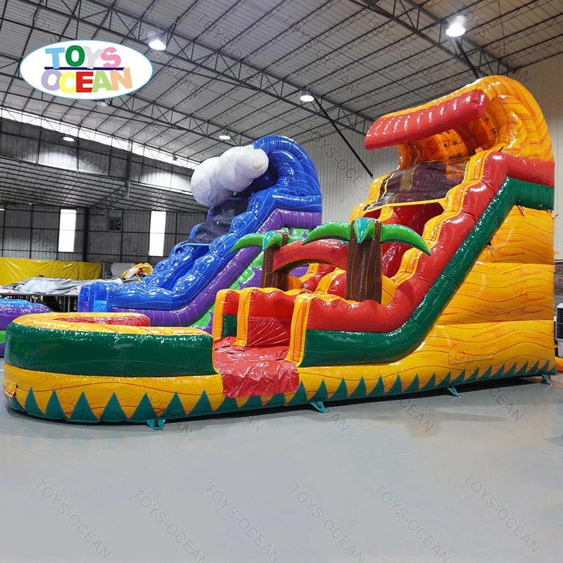 Kids Toys Rental - 공장 맞춤형 대형 PVC 어린이 슬라이드,