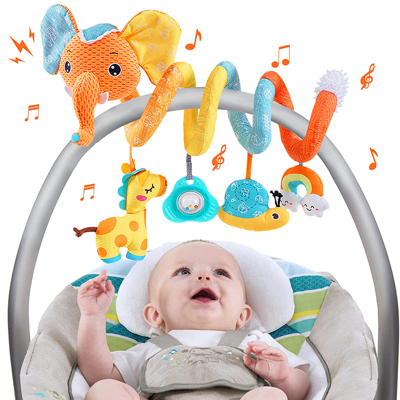 Kids Toys New Born - 자동차 좌석 장난감 유아 색상 코끼리