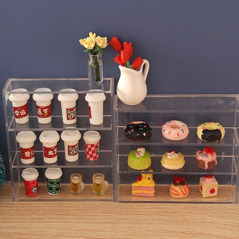 1Pc 1:12 인형 집 미니어처 다층 랙 찬장 보관  - Dollhouse Furniture Set 리뷰 및 가격
