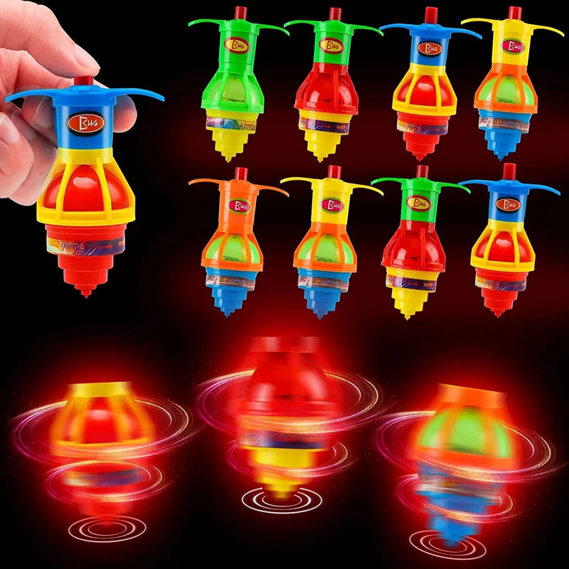10-20PC 글로우 회전 자이로 아이 장난감 생일 파 - Kids Toys 10 Year Old 리뷰 및 가격