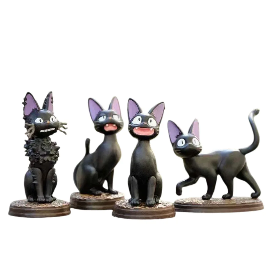 6개 세트 만화 검은 고양이 지지 피규어 PVC 액션  - Kids Toys Jiji 리뷰 및 가격
