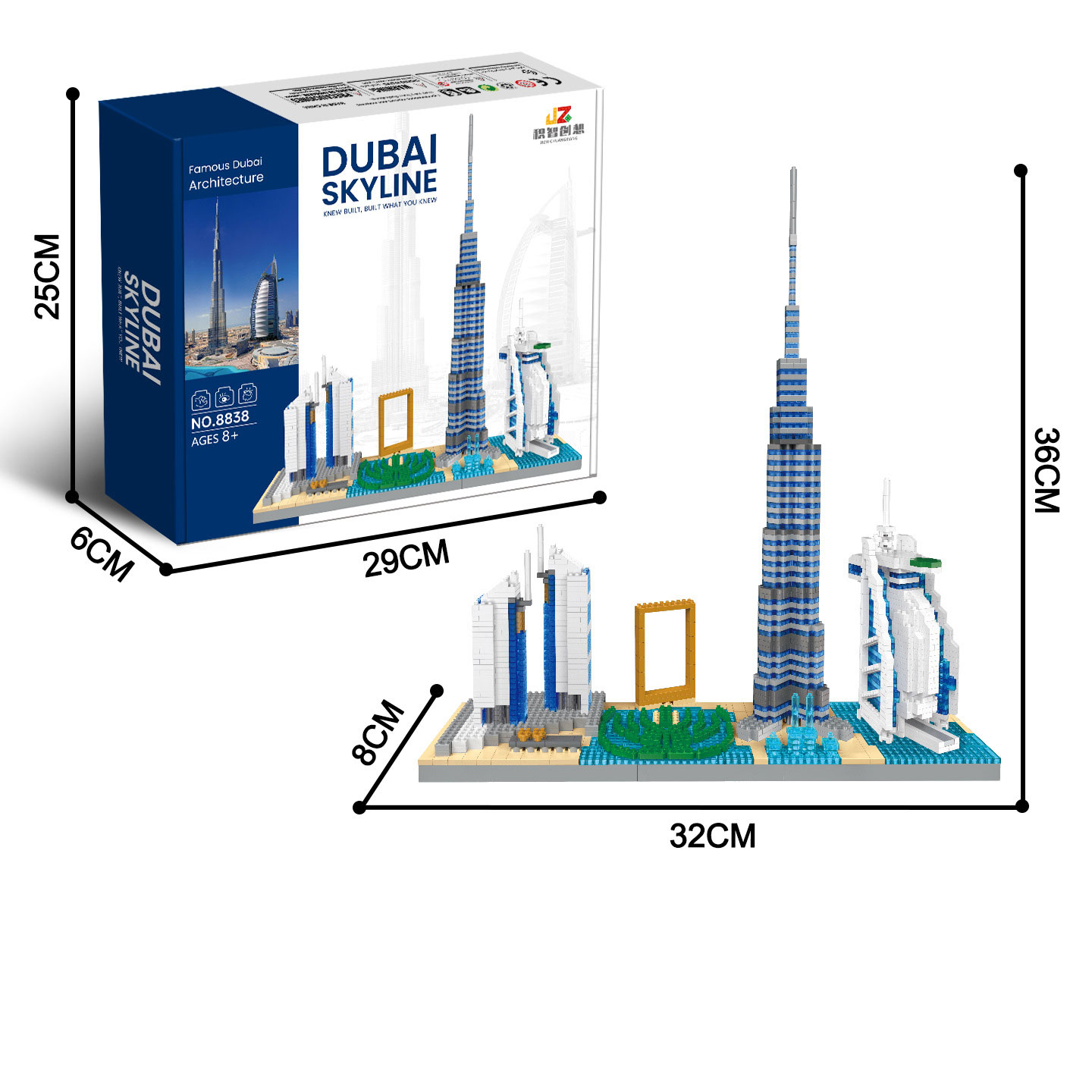 MOC 세계 유명 도시 경관 명소 건축 블록 세트 뉴욕 - Kids Toys Dubai 리뷰 및 가격