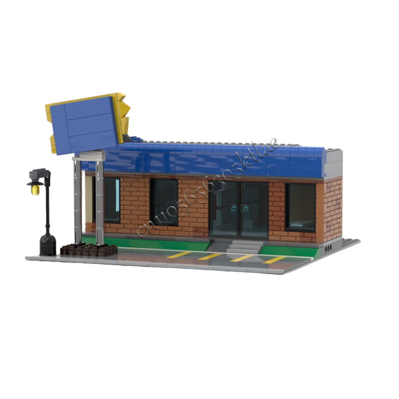 717PCS MOC 도시 거리 풍경 모듈식 커뮤니티 비 - Kids Toys Rental 리뷰 및 가격