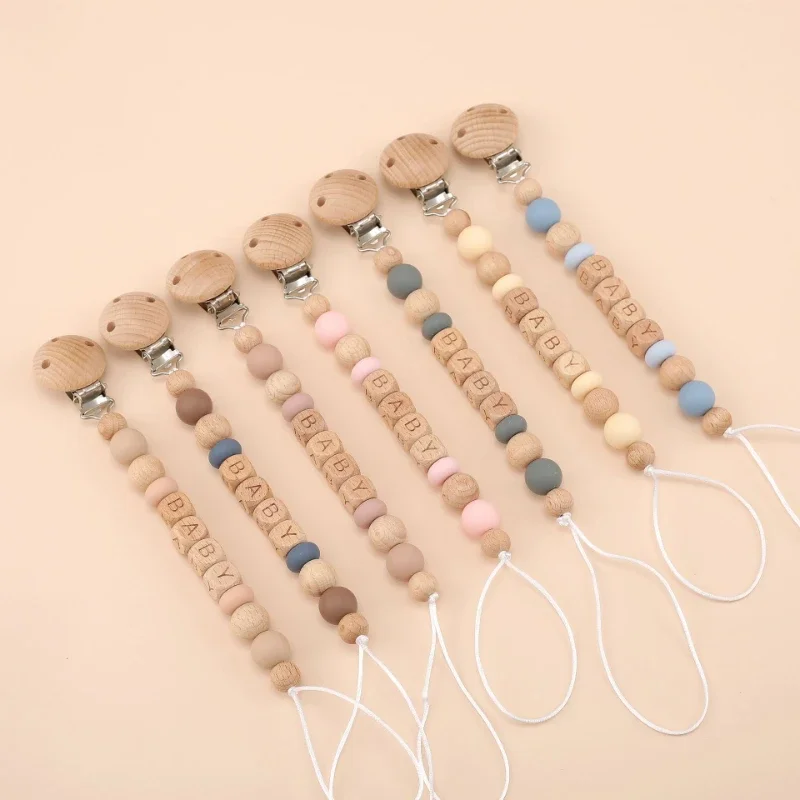 아기 젖꼭지 클립, 맞춤형 이름, 이빨 장난감, 더미  - Kids Toys New Born 리뷰 및 가격