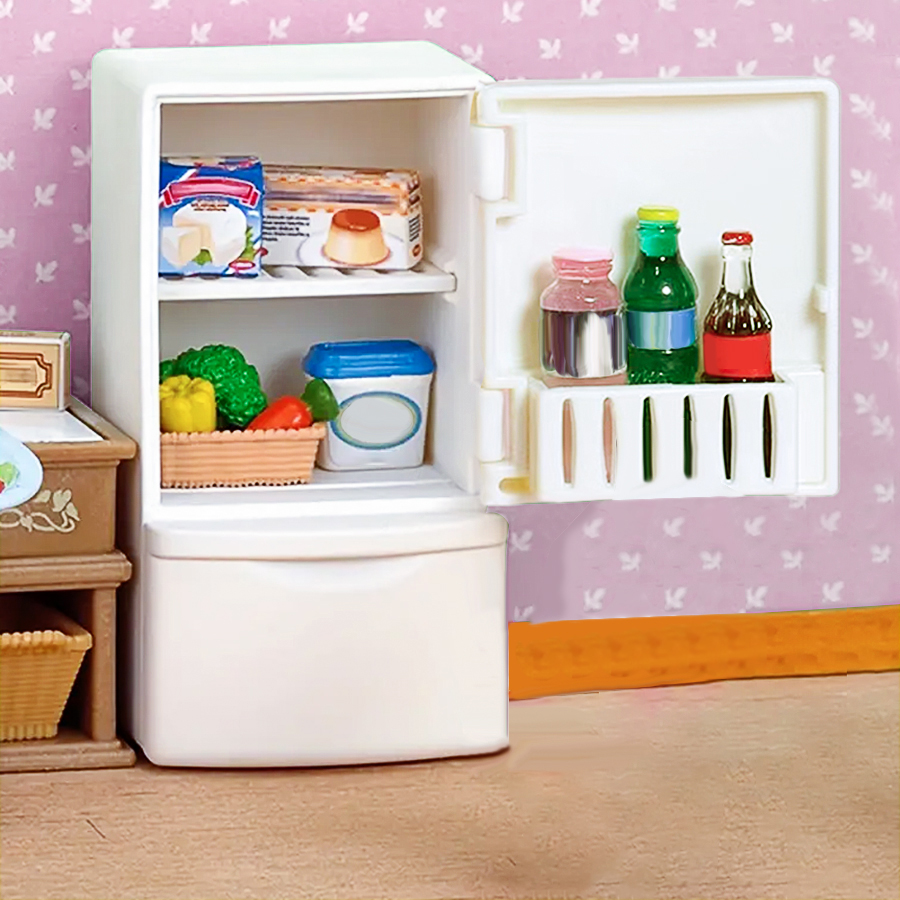 미니어처 냉장고: 1/12 미니어처 주방 장면 모델,  - Dollhouse Furniture Set 리뷰 및 가격