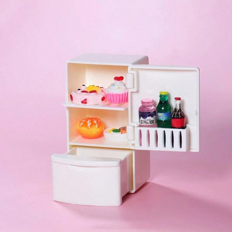 미니어처 냉장고: 1/12 미니어처 주방 장면 모델,  - Dollhouse Furniture Set 리뷰 및 가격