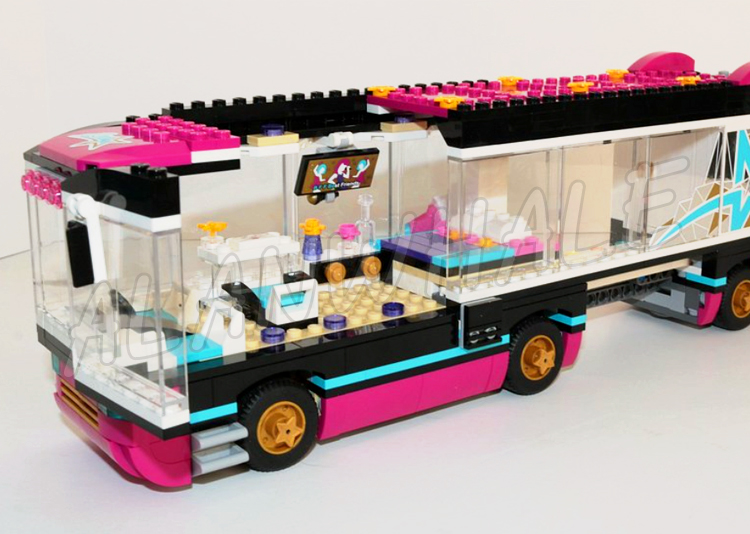 684pcs 프렌즈 팝스타 투어 버스 파티 스테파니 1 - Kids Toys Xmas 2025 리뷰 및 가격