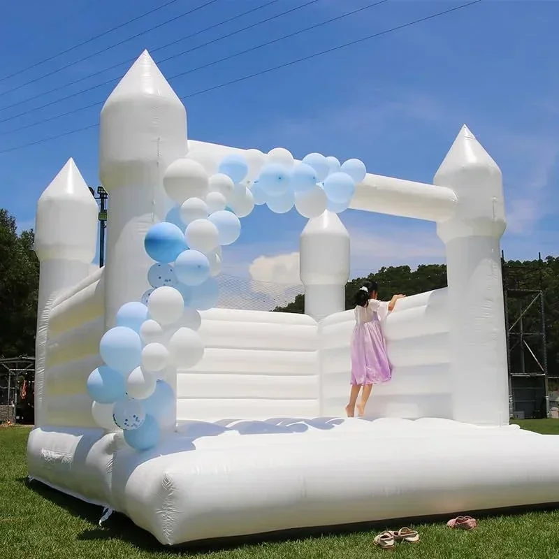 3M/4M 화이트/블랙 풍선 성 바운스 하우스 점프 침 - Kids Toys Rental 리뷰 및 가격