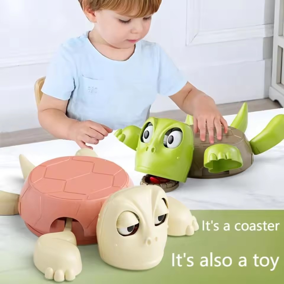 기발한 거북이 코스터 당황한 거북이 절연 코스터 장식  - Kids Quirky Toys 리뷰 및 가격