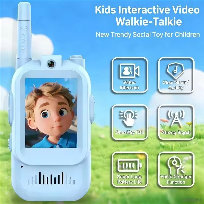 어린이용 비디오 무전기 2팩 충전식 유아용 장난감 실내 - Toys For Kids Video 리뷰 및 가격