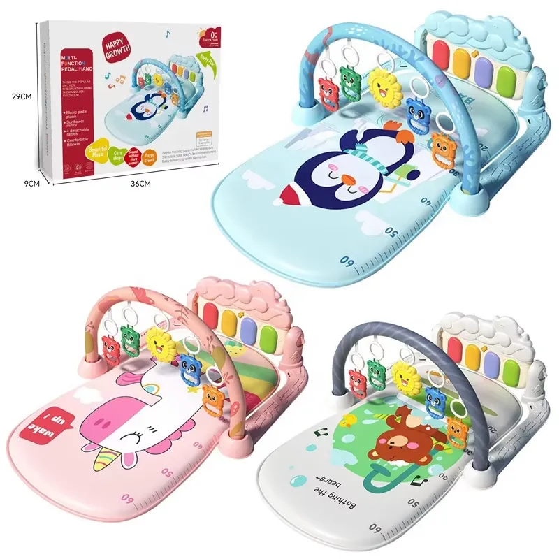 아기 활동 놀이 매트, 피아노가 있는 부드러운 감각 발 - Kids Toys New Born 리뷰 및 가격