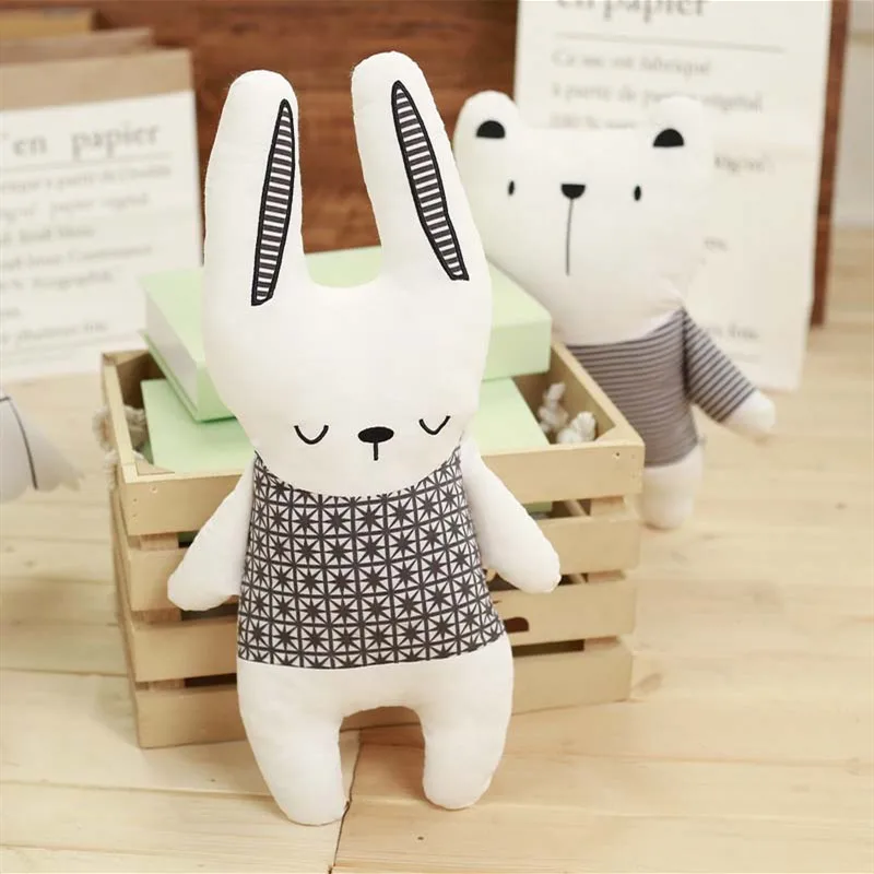 면으로 채워진 인형 토끼 곰 유니콘 플러시 베개 아기  - Kids Toys New Born 리뷰 및 가격
