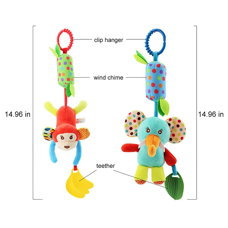 아기 침대용 흔들 장난감, 카시트 장난감, 부드러운 모 - Kids Toys New Born 리뷰 및 가격