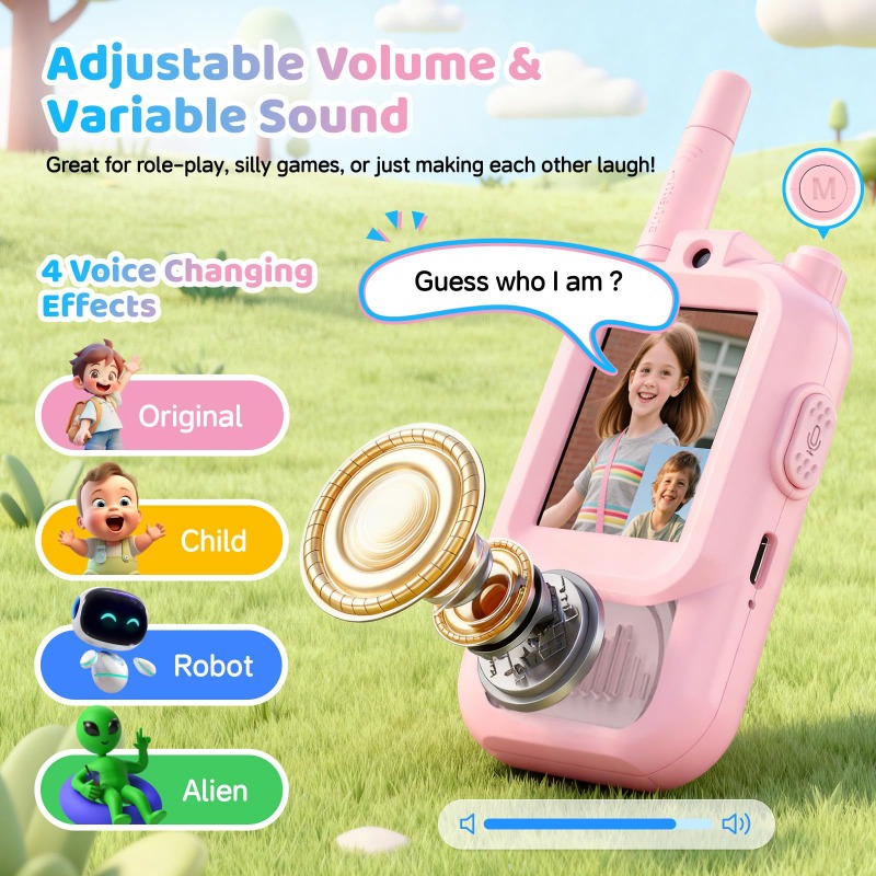 마게캠 어린이용 비디오 무전기 2팩 충전식 인터콤 무전 - Toys For Kids Video 리뷰 및 가격