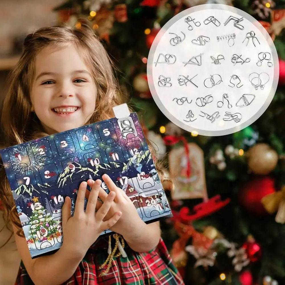 2025 금속 루반 잠금 퍼즐 장난감 강림절 달력 키트 - Kids Toys Xmas 2025 리뷰 및 가격