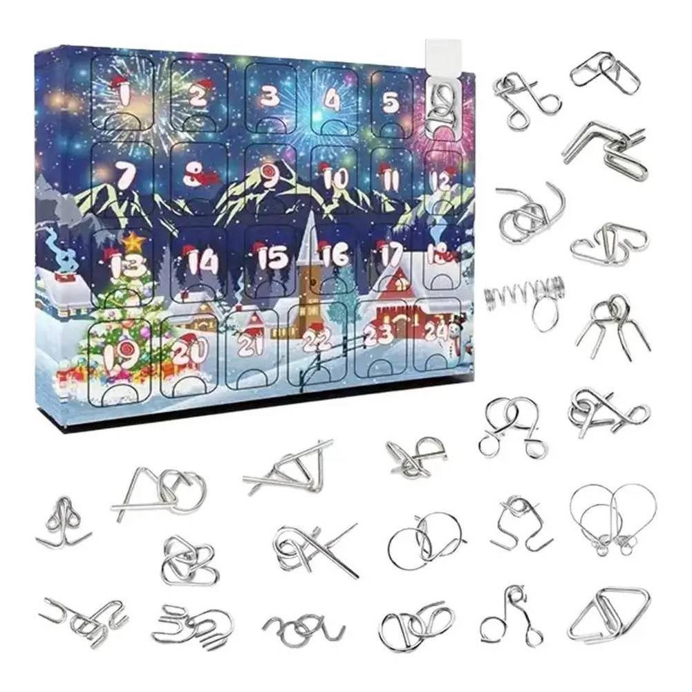 2025 금속 루반 잠금 퍼즐 장난감 강림절 달력 키트 - Kids Toys Xmas 2025 리뷰 및 가격