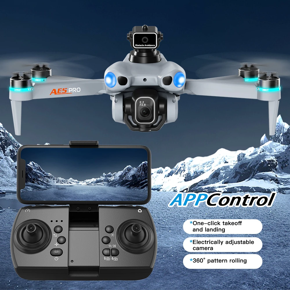 AE5 프로 드론 8K HD 4.5인치 화면 제어 20 - Toys For Kids Video 리뷰 및 가격