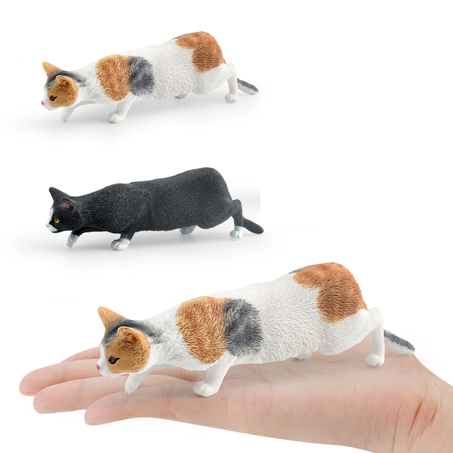 사실적인 귀여운 고양이 게으른 목가적 고양이 와이어헤어 - Kids Toys Home 리뷰 및 가격