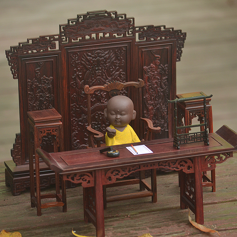 중국 고대 스타일 소형 인형의 집 가구 세트 - 절묘한 - Dollhouse Furniture Set 리뷰 및 가격