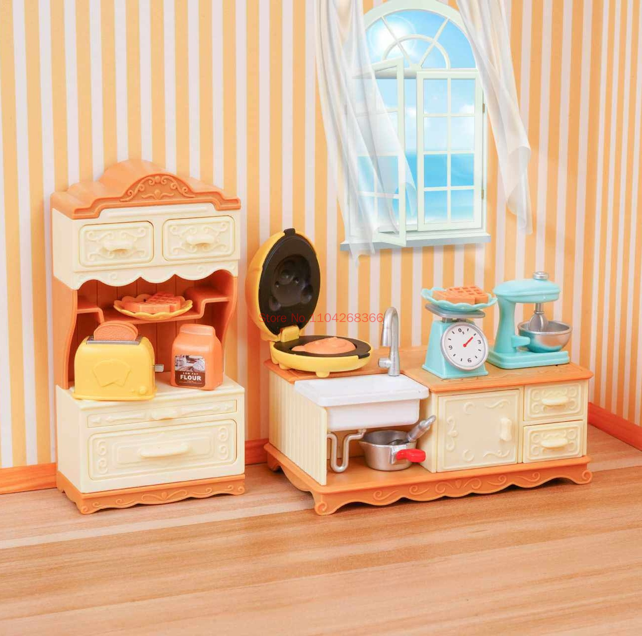 숲속 가족 1/12 주방 가구 욕실 침실 베이킹 용품  - Dollhouse Furniture Set 리뷰 및 가격