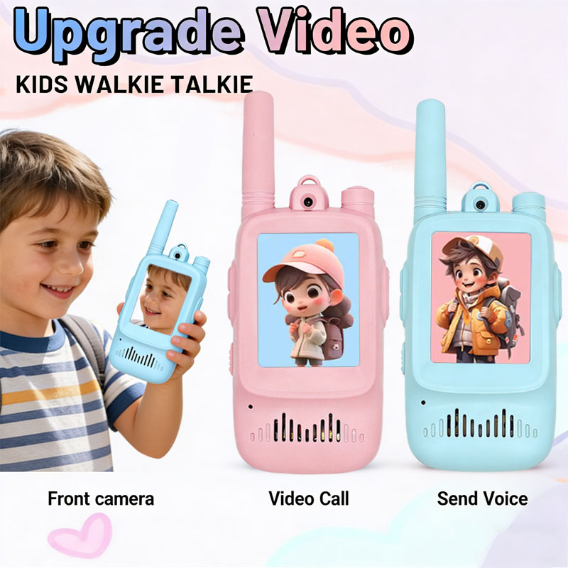 어린이용 비디오 무전기 2개 세트, 충전식 실내외 장난 - Toys For Kids Video 리뷰 및 가격