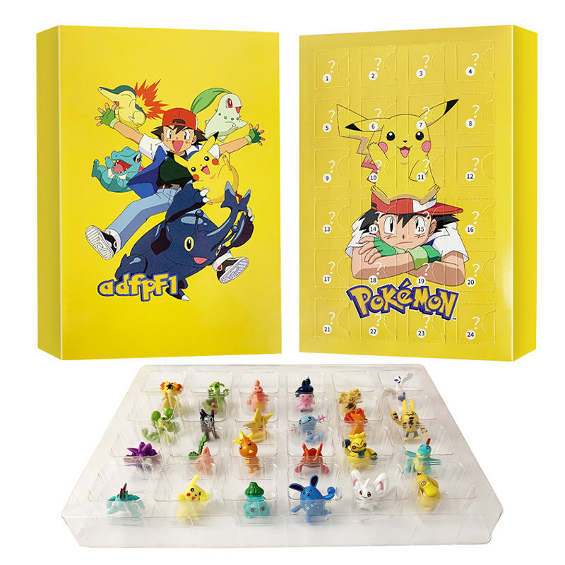 포켓몬 출현 달력 상자 2024 메리 크리스마스 녹색  - Kids Toys Xmas 2025 리뷰 및 가격