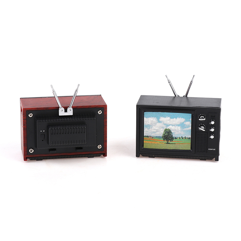 1/12 인형 집 미니 텔레비전, 어린이 가상 놀이 장 - Kids Toys Vintage 리뷰 및 가격
