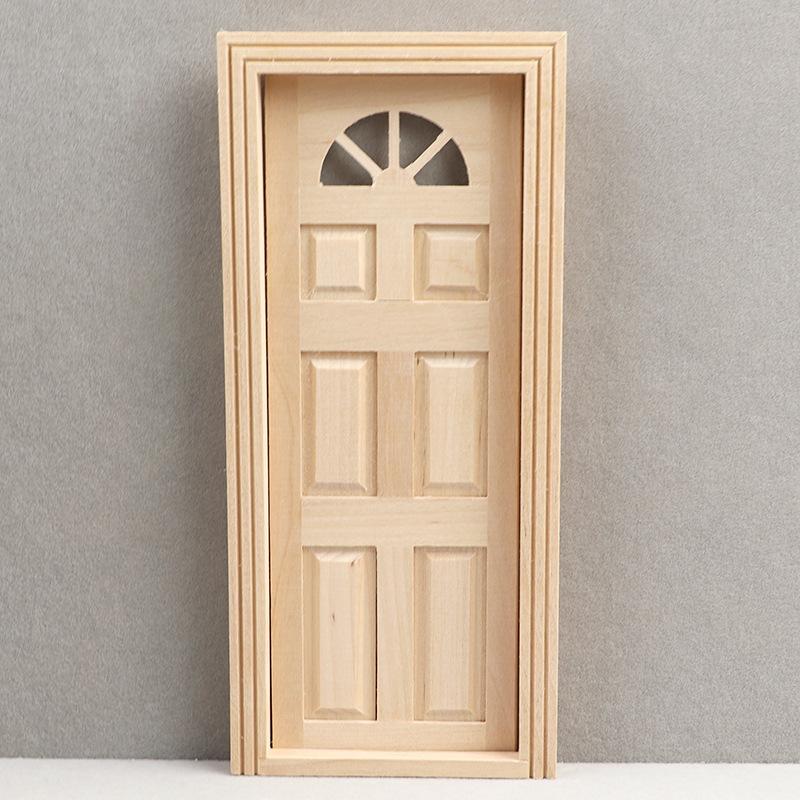 1 세트 가구 액세서리 1/12 목재 무도색 6패널 도 - Dollhouse Furniture Set 리뷰 및 가격