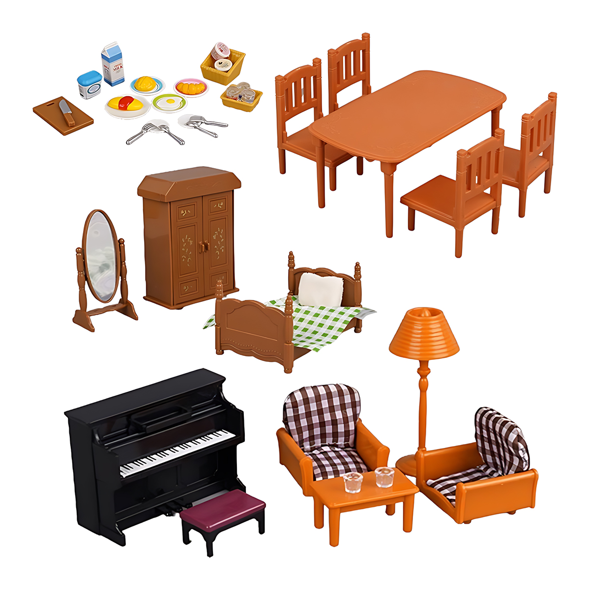 미니어처 가구 1:12 인형 집 주방 거실 침실 세트  - Dollhouse Furniture Set 리뷰 및 가격