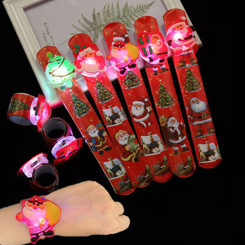 크리스마스 빛나는 팔찌 슬랩 링 어린이 장난감 선물,  - Kids Toys Xmas 2025 리뷰 및 가격